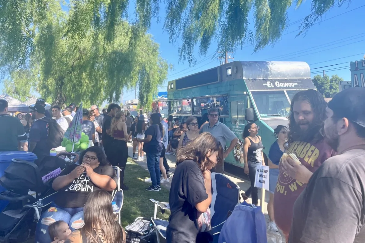 Hundreds flooded El Salvador Park for the second annual Chicano Heritage Festival in Santa Ana, Calif., on Aug. 27, 2023. (Carol Cassis/The Epoch Times)
