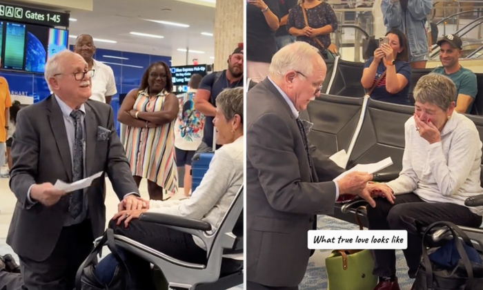 VIDEO: Man, 78, Meets His High School Crush at the Airport and Proposes 6 Decades Later