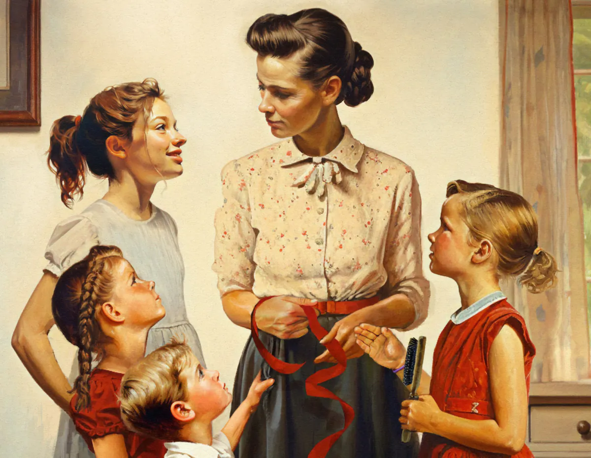 Since the dawn of time, mothers have provided guidance, protection, and affection for children. (Biba Kayewich)