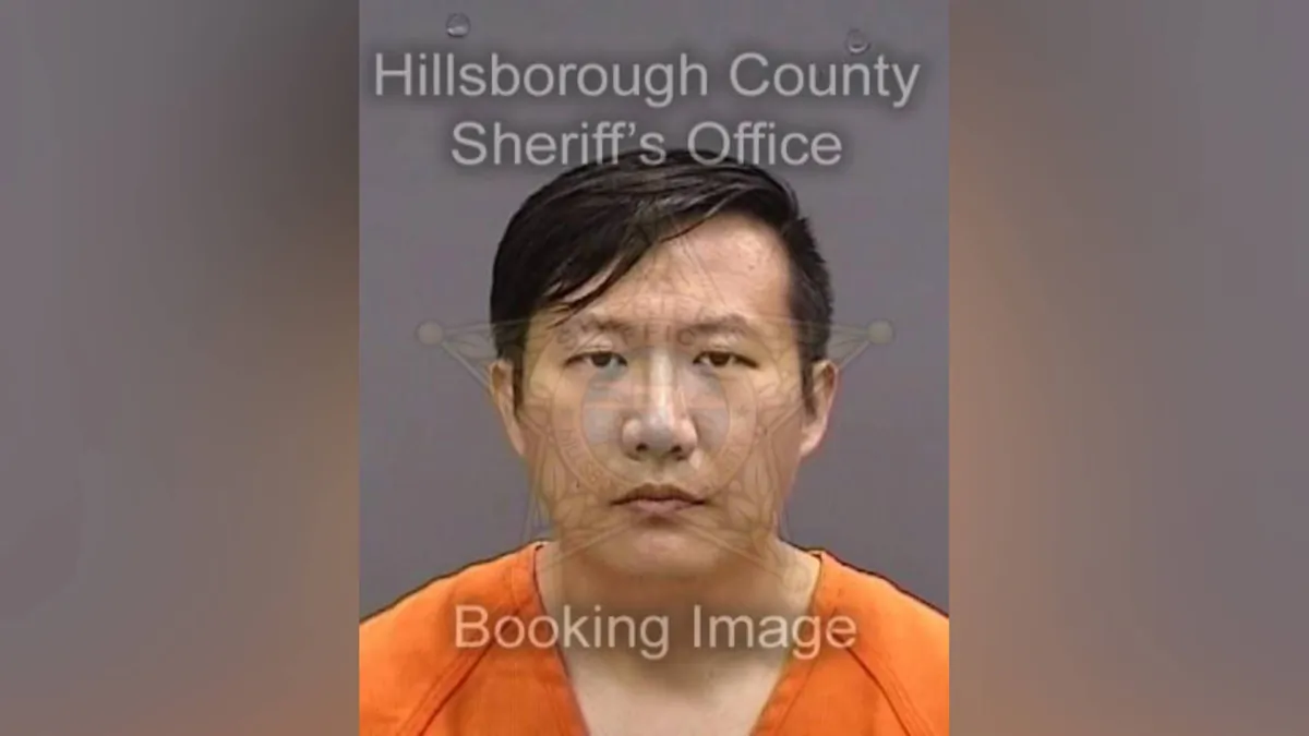 Xuming Li, 36, shown in a mugshot. (Hillsborough County Sheriff's Office)
