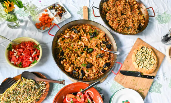 Meant to be Shared, Paella is a Colorful Party in a Pan