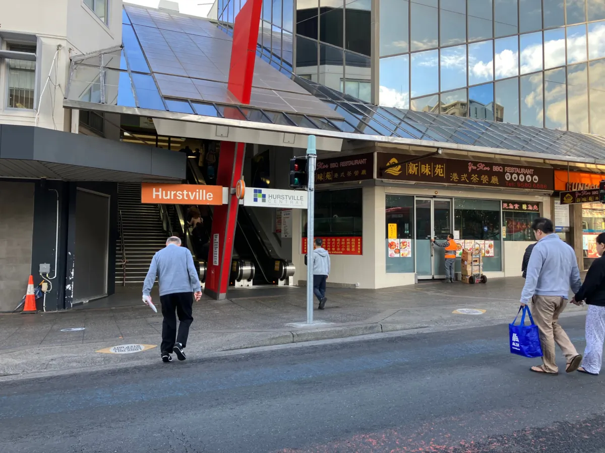 Forest Road in the Sydney suburb of Hurstville on Aug. 31, 2023. (Melanie Sun/The Epoch Times)