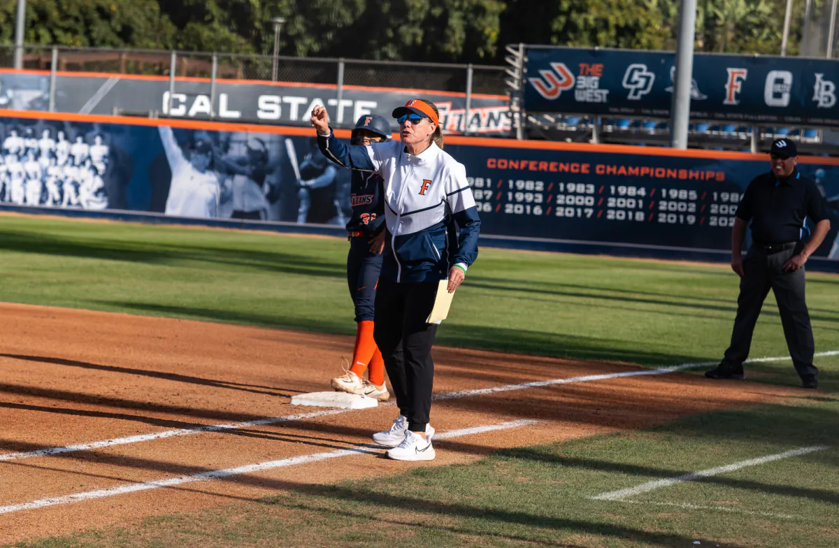 Cal State Fullerton softball coach Kelly Ford. (Courtesy of Cal State Fullerton Athletics)