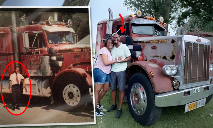 Trucker Tearfully Reunites With First ‘Girlfriend’—Grandpa’s Old ’72 Peterbilt—After Over 35 Years