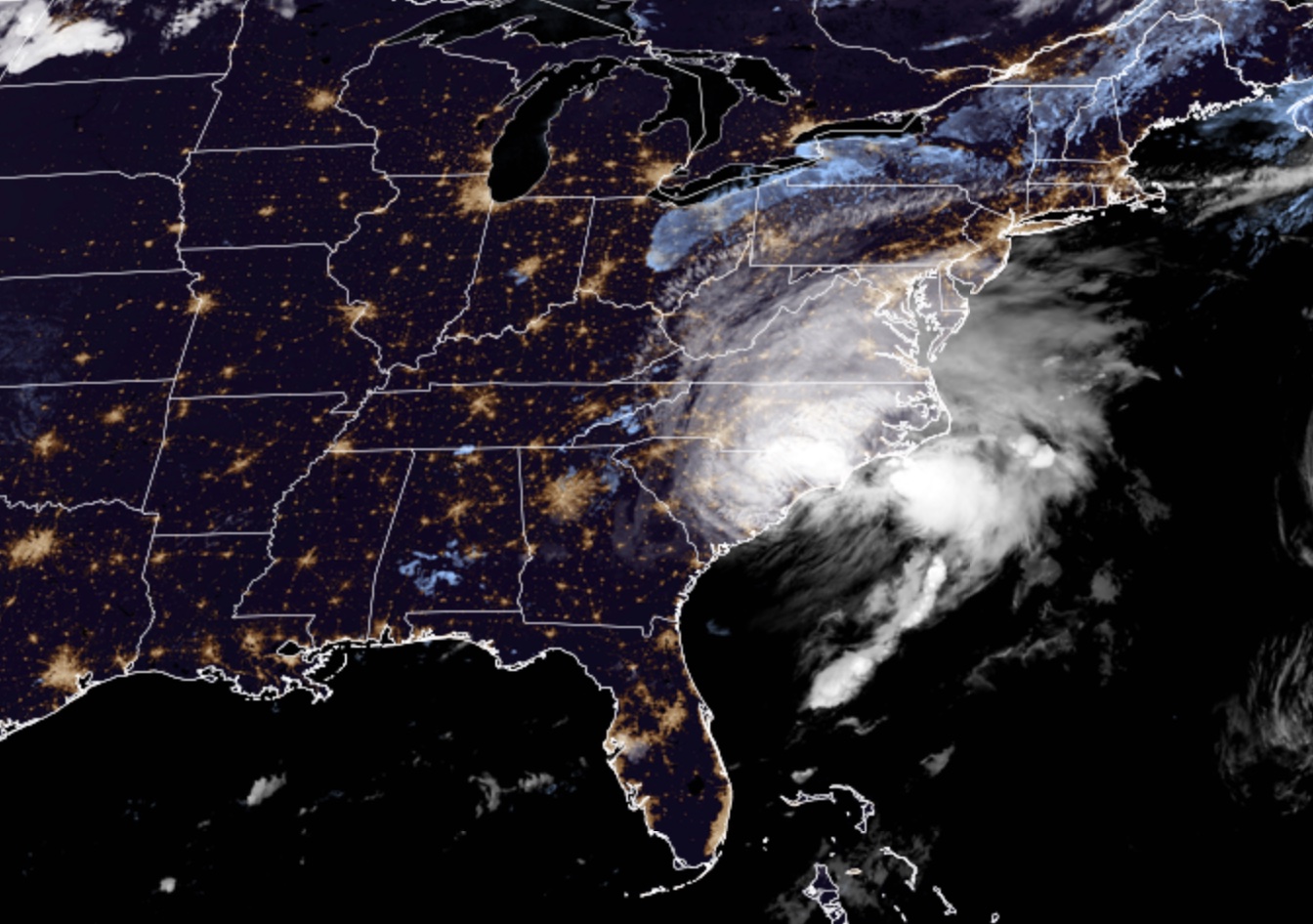 Idalia Moves Over South Carolina