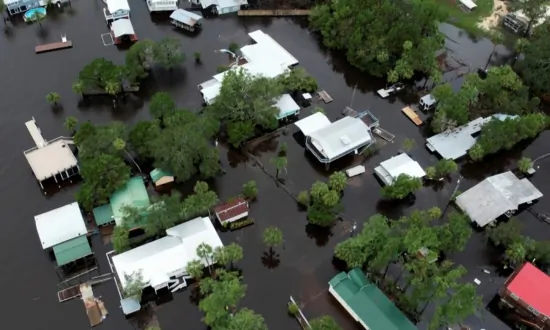 Tropical Storm Idalia Leaves Shredded Homes, Roads Blocked With Powerlines in Florida and Georgia