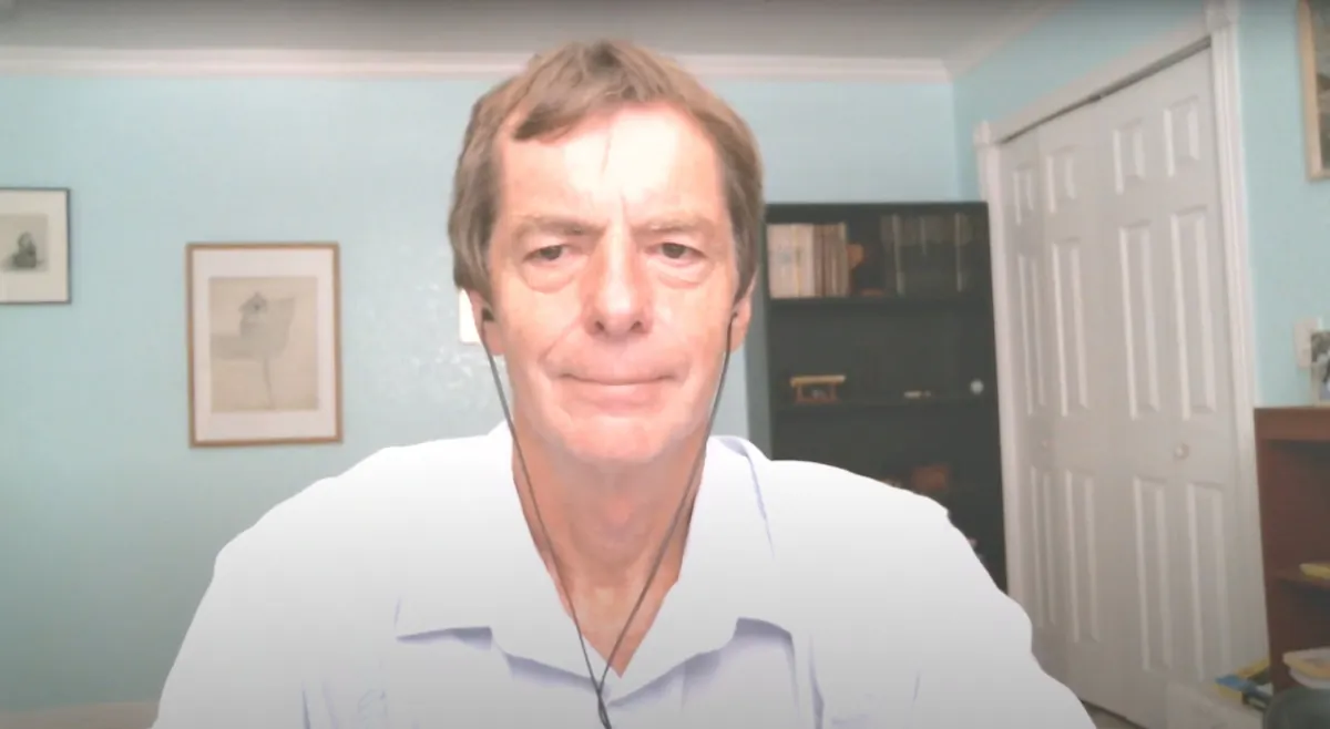 Former WHO official and expert in global health and infectious disease Dr. David Bell talks on American Thought Leaders on Aug. 30, 2023. (The Epoch Times)