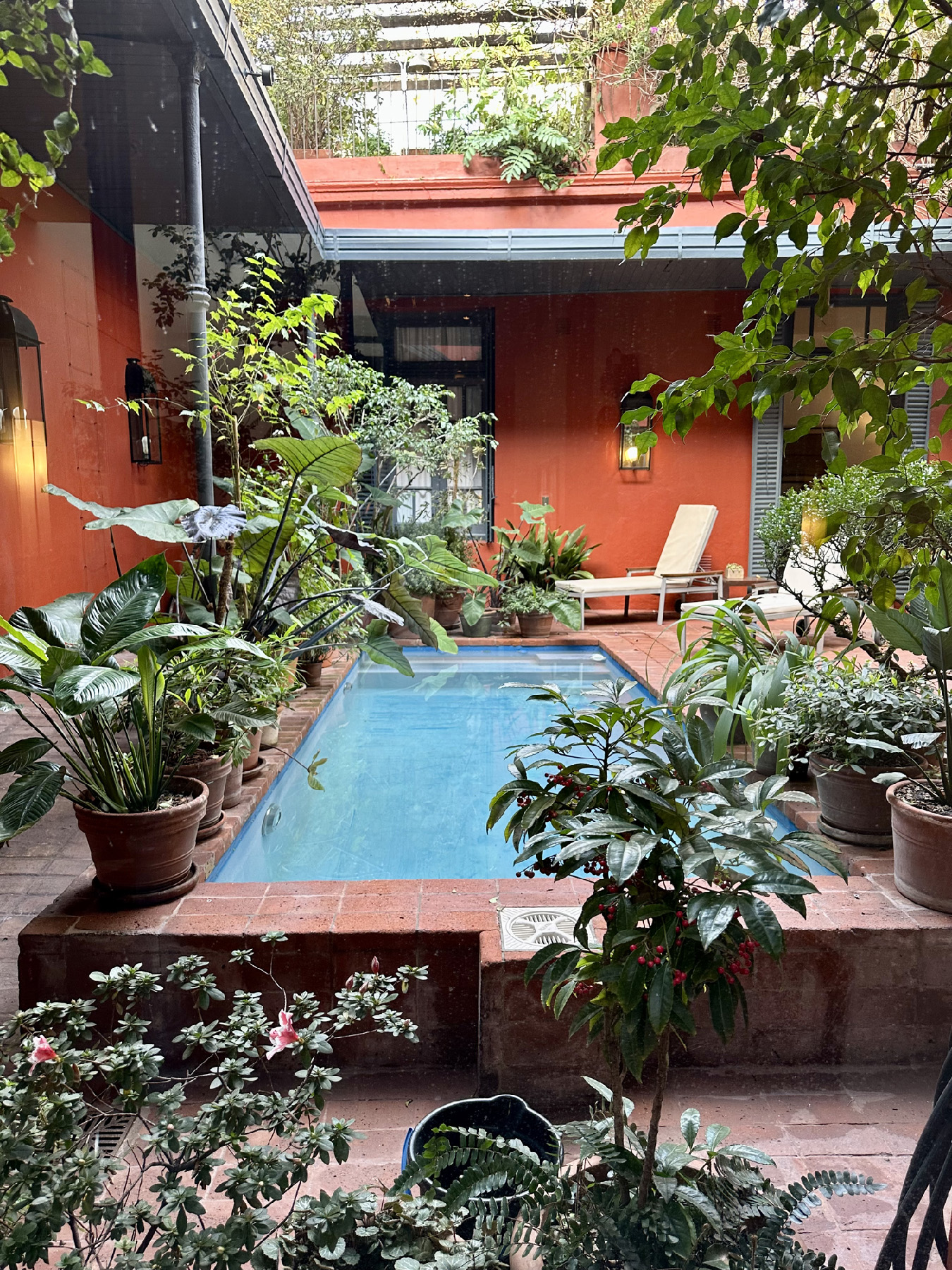 The Be Jardin Escondido, owned by Francis Ford Coppola, is a quiet and luxurious place to stay in Buenos Aires, Argentina.