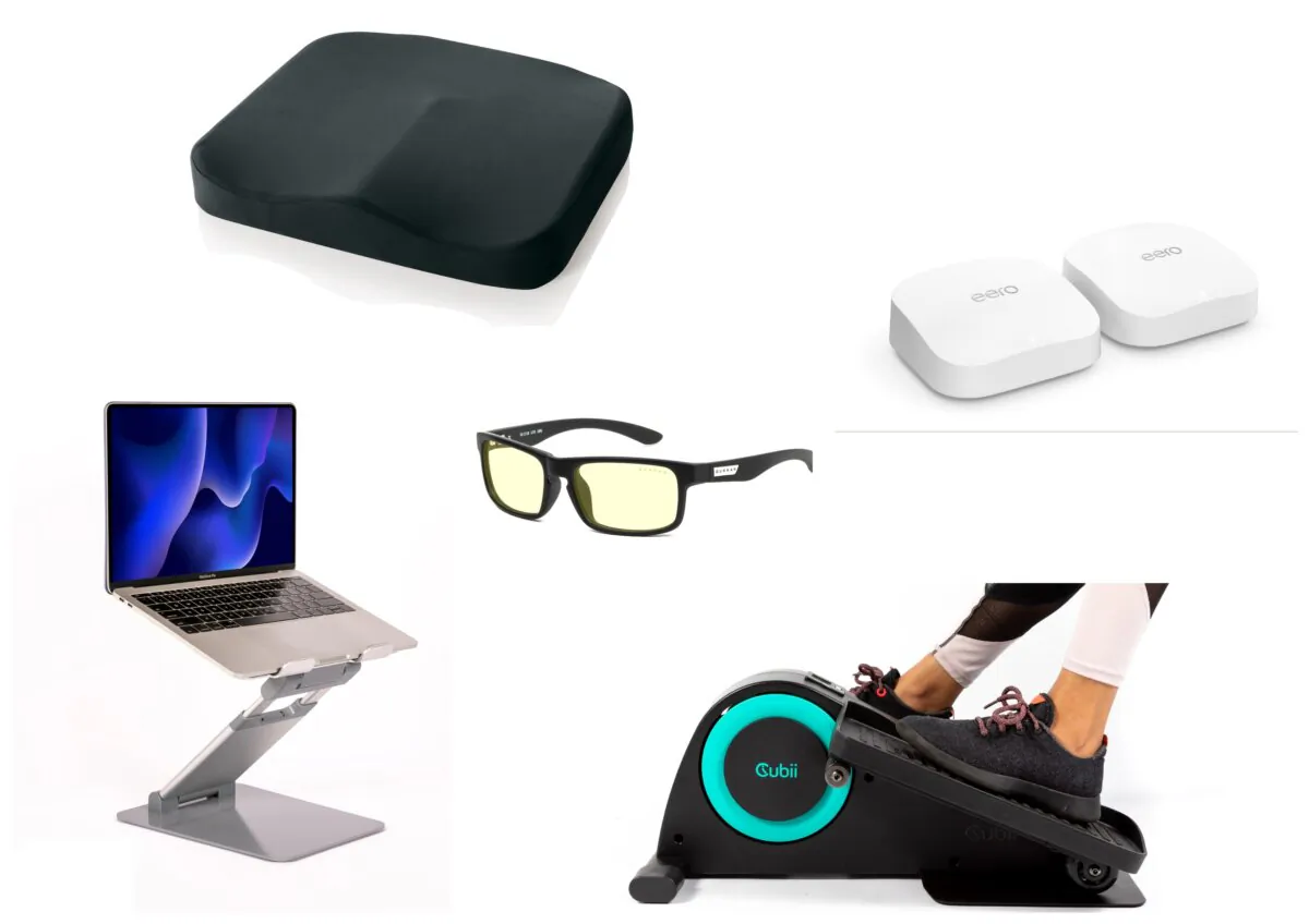(Courtesy of Obvus Solutions, Gunnar, Eero, Tempur Pedic, Cubii)