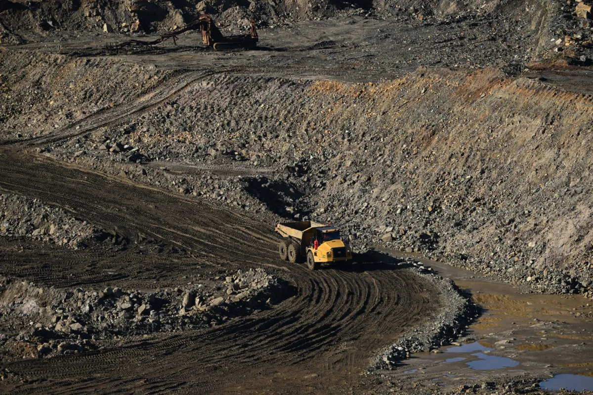 Machinery and infrastructure is seen at the Dolphin Tungsten Mine on King Island, Tasmania, Australia, on May 13, 2023. (AAP Image/James Ross)