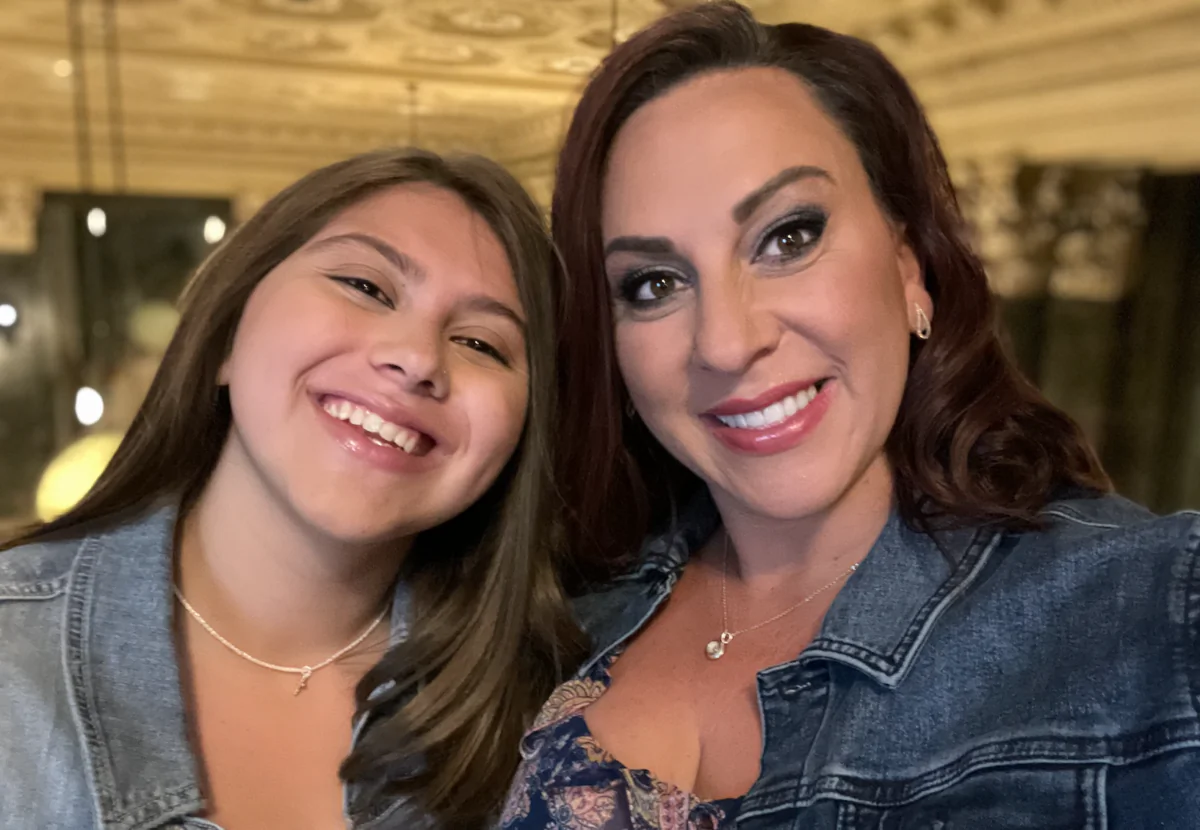 Jessica Konen (R) and her daughter Alicia will receive a $100,000 settlement in a landmark case against Spreckels Union School District in Salinas, Calif. (Courtesy of Jessica Konen)