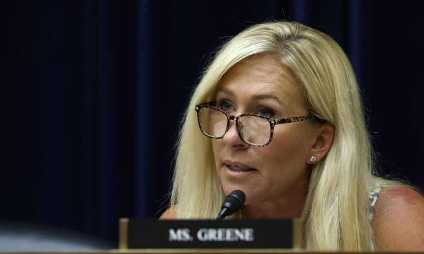Greene shrugs off White House criticism on impeachment remarks.