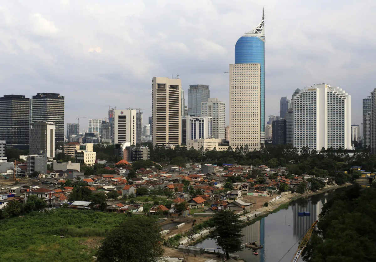 The business district in Jakarta, Indonesia, on May 5, 2014. (Beawiharta/Reuters)