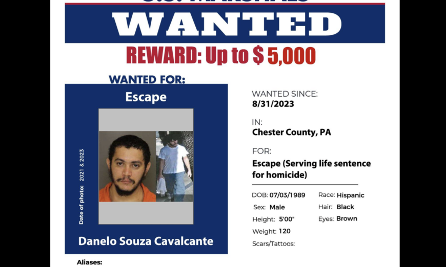 Pennsylvania State Police and Chester DA provide update on escaped prisoner manhunt.