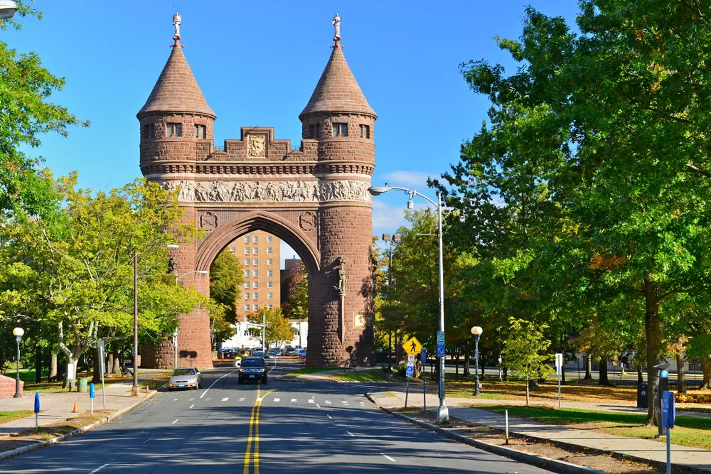 The Soldiers and Sailors Memorial Arch at Bushnell Park, Hartford, Conn., in a file photo. (Richard Cavalleri/Shutterstock)