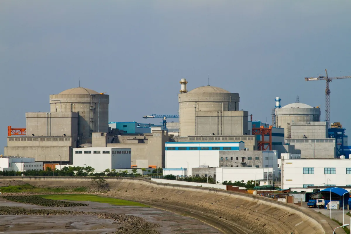The Qinshan nuclear power plant in Haiyan, Zhejiang Province, China, on June 2, 2010. (STR/AFP via Getty Images)