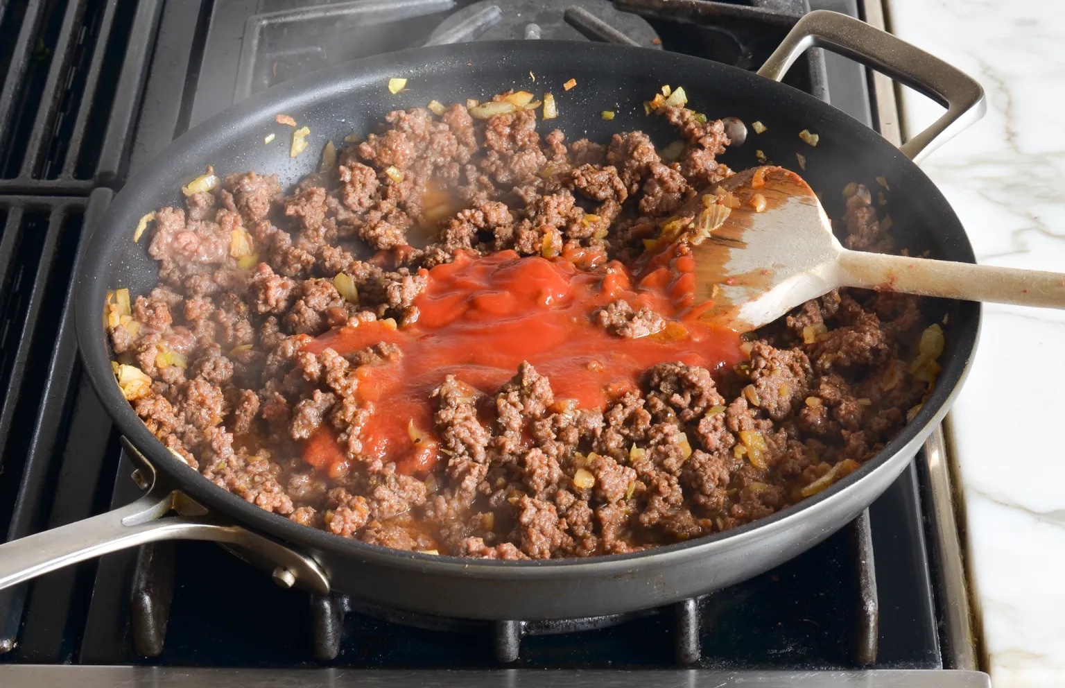 Making Stuffed Peppers