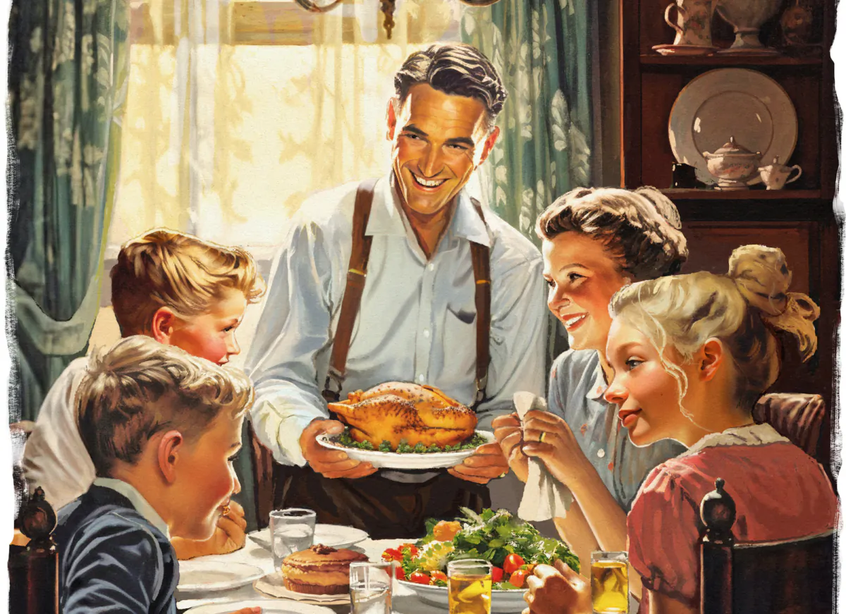 The dinner table is a place for good food, laughter, and building family relationships. (Biba Kayewich)