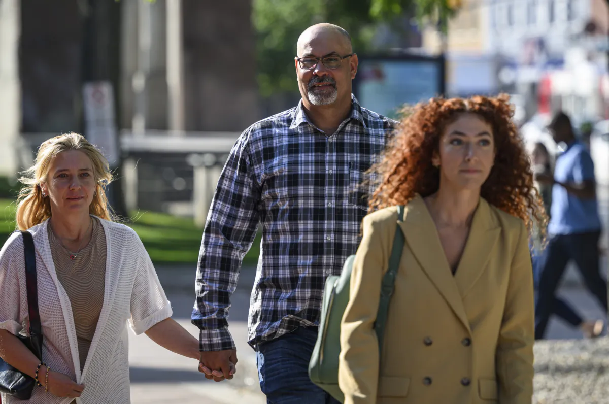 Chris Barber arrives for his trial at the courthouse in Ottawa on Sept. 5, 2023. (The Canadian Press/Justin Tang)