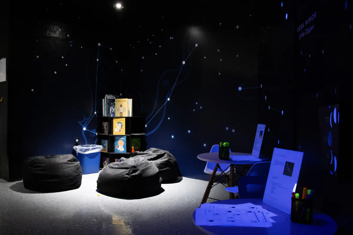 The Moon Base learning experience opened on Sept. 5, 2023 at the San Diego Air & Space Museum in Balboa Park in San Diego. (Courtesy of the San Diego Air & Space Museum)