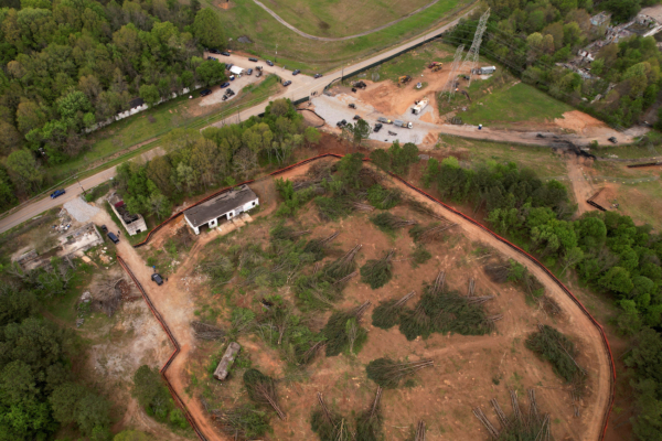 Clear Cutting Begins In Atlanta S South River Forrest