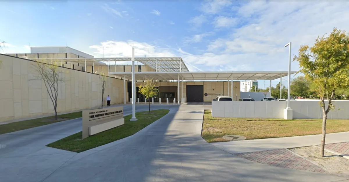 The United States Consulate General in Matamoros in Tamaulipas, Mexico, on Sept. 6, 2023. (Google Maps/Screenshot via The Epoch Times)
