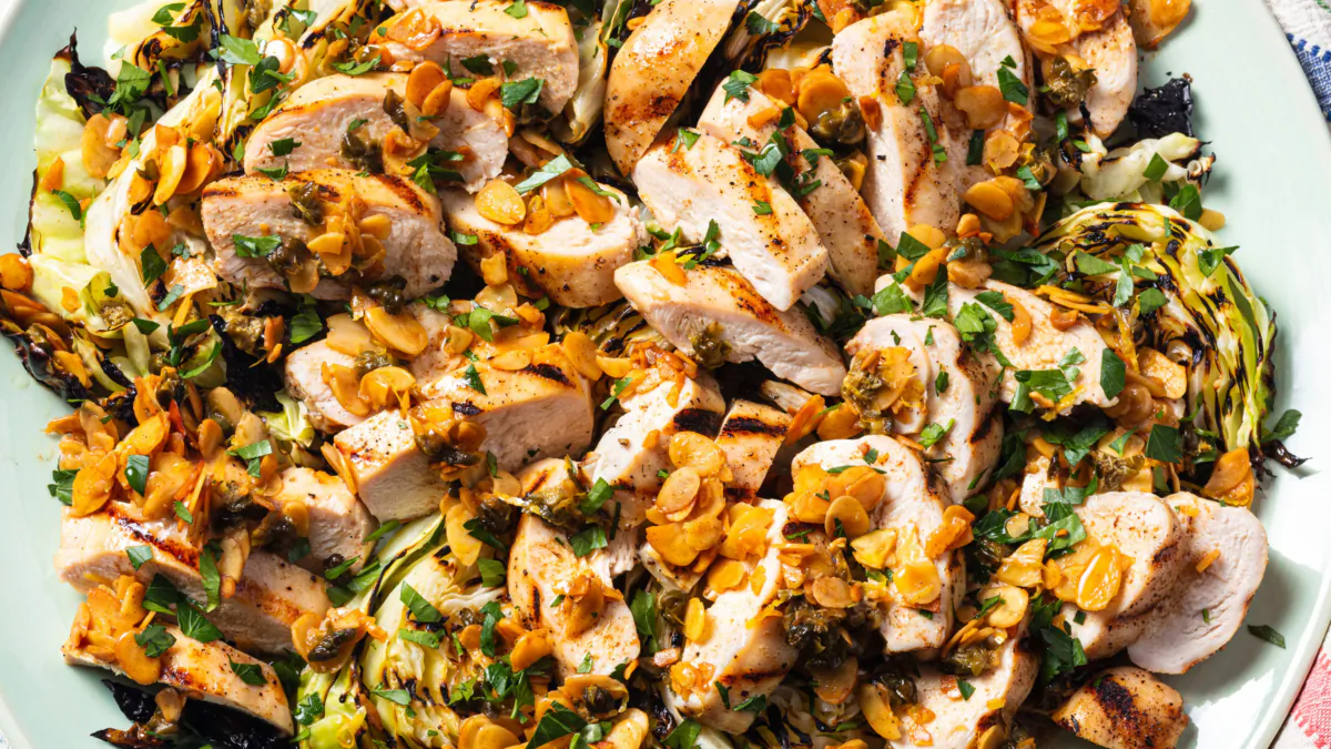 The bulk of this easy dinner comes together on the grill. (Steve Klise)