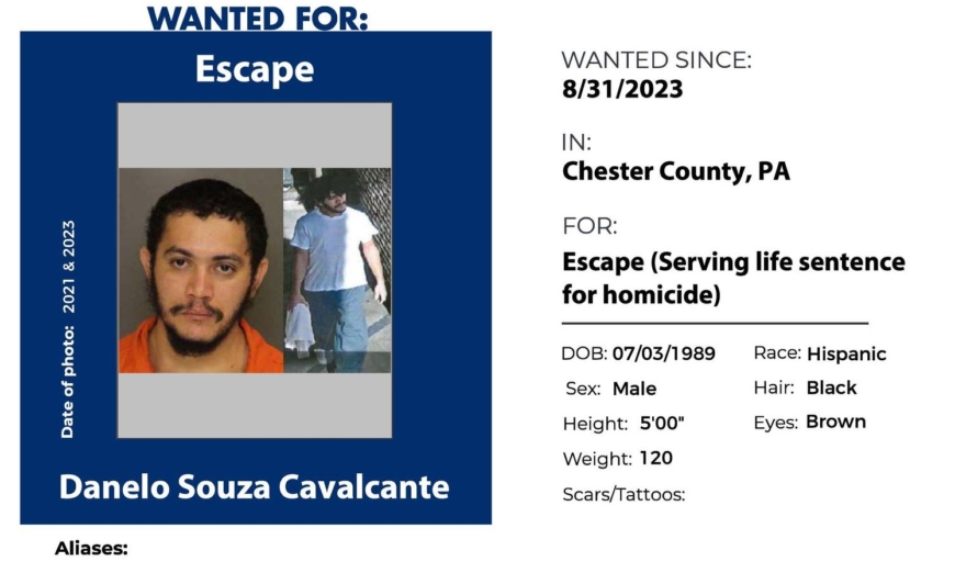 Escaped Pennsylvania prisoner sparks intense manhunt, spotted 8 times.