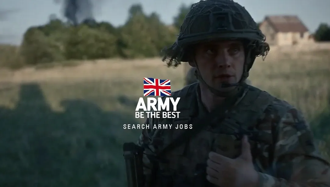 A screen grab from the British Army's latest recruitment advert, which was launched on Sep. 4, 2023. (British Army)