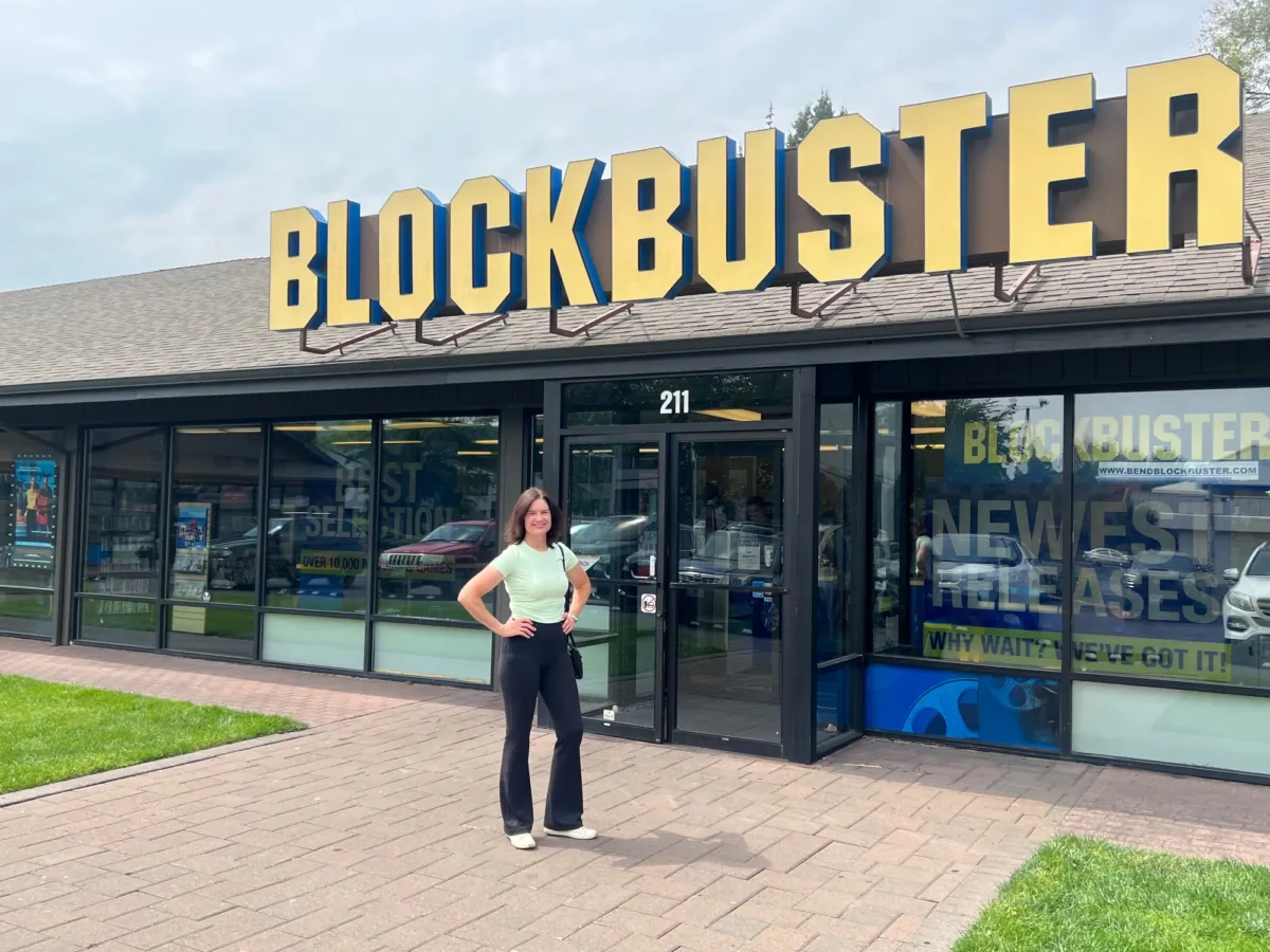 The last Blockbuster on earth, located in Bend, Oregon. (Courtesy of Karen Gough)