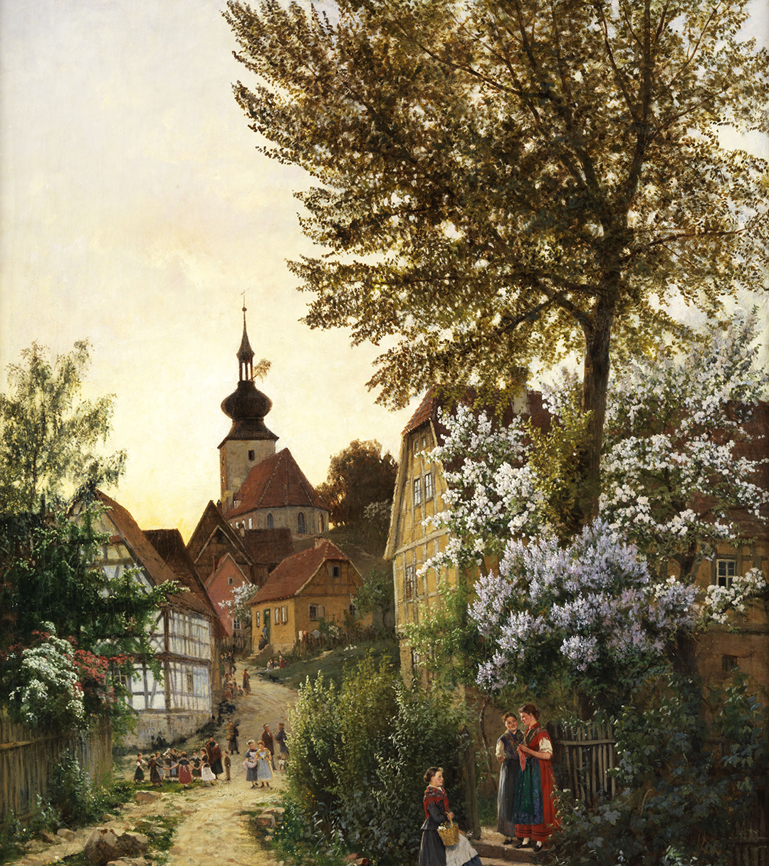 May Evening in the Tieftal-Erfurt