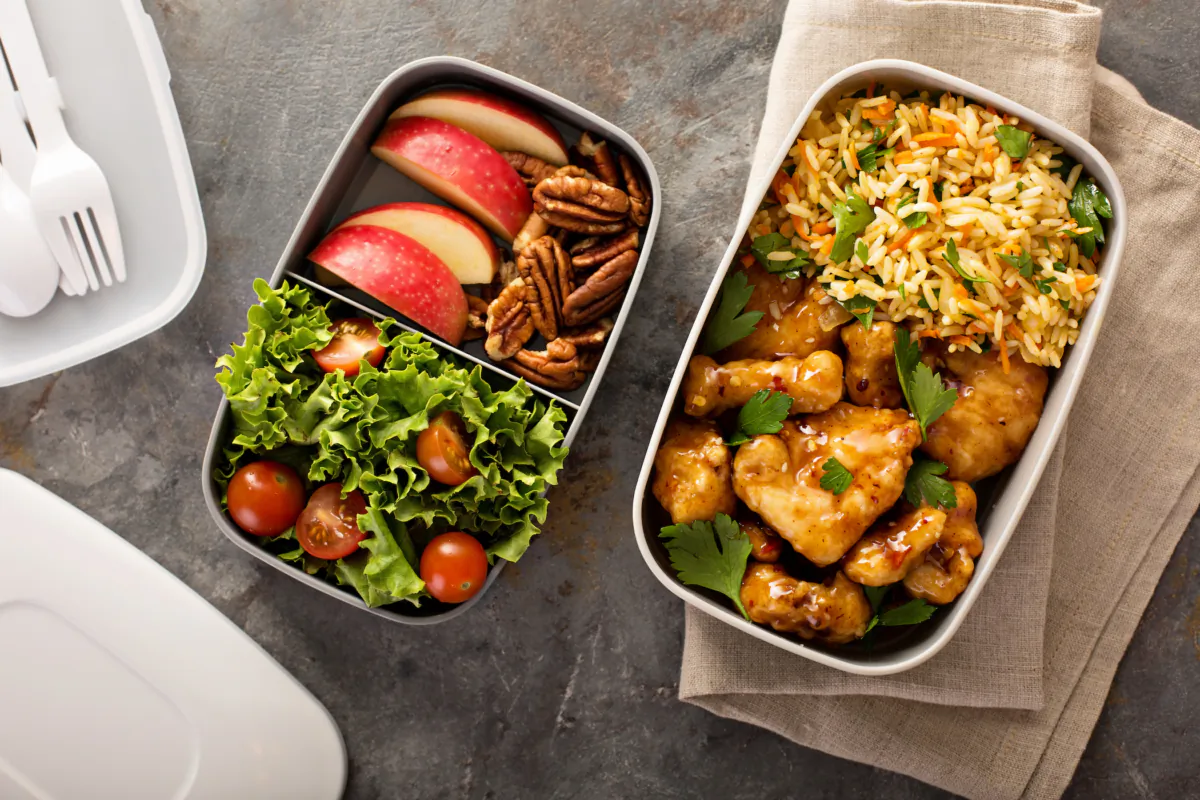 A bento box is one of the many containers Mary Hunt suggests to pack a lunch in. (Elena Veselova/Shutterstock)