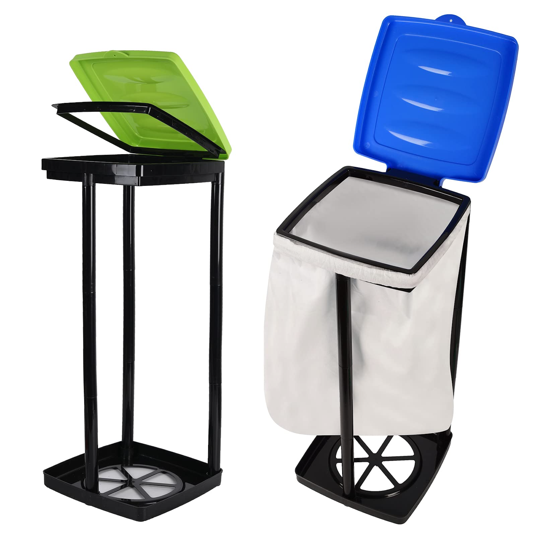 Wakeman Portable Trash Bag Holder