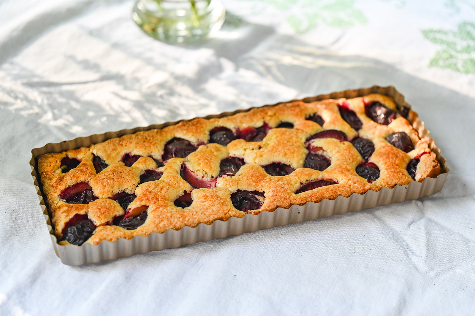 New York Times plum tart made by Gretchen McKay on Friday, Aug. 11, 2023, in Ben Avon.