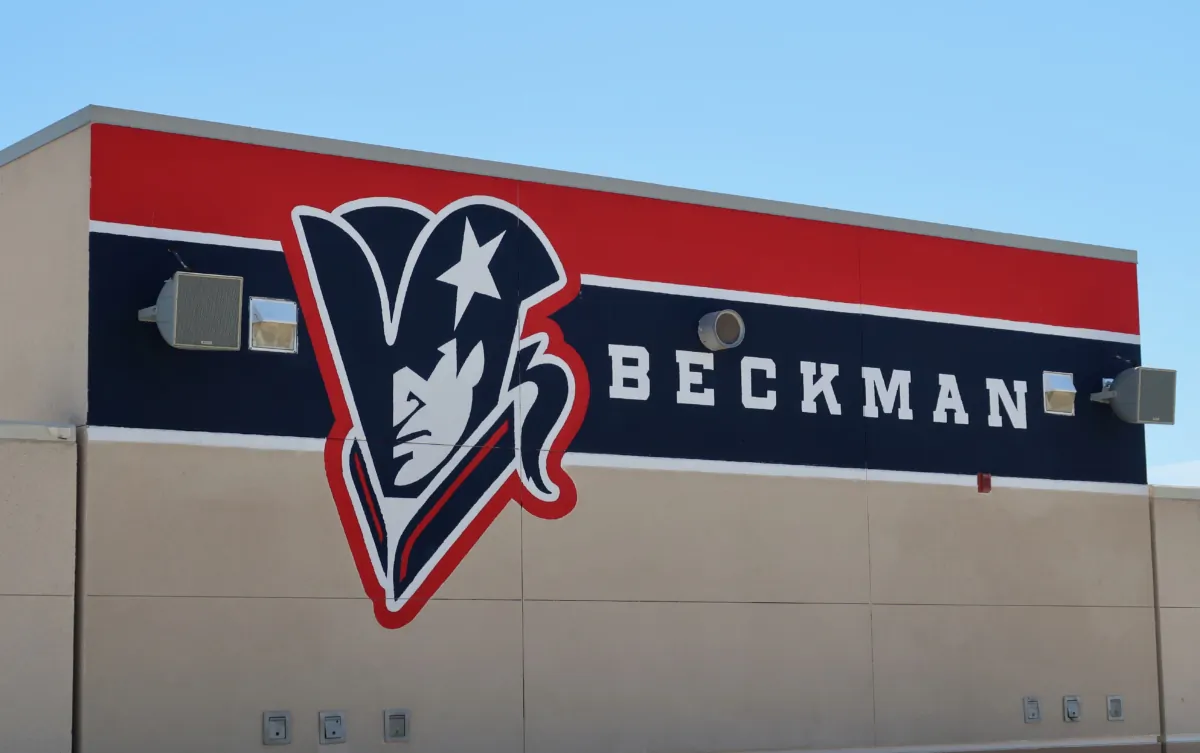 Arnold O. Beckman High School in Irvine, Calif., on Sept. 9, 2023. (Sophie Li/The Epoch Times)