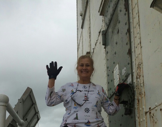 Sheila Consaul took over the lighthouse more than a decade ago and has since been working on making it her a summer home.