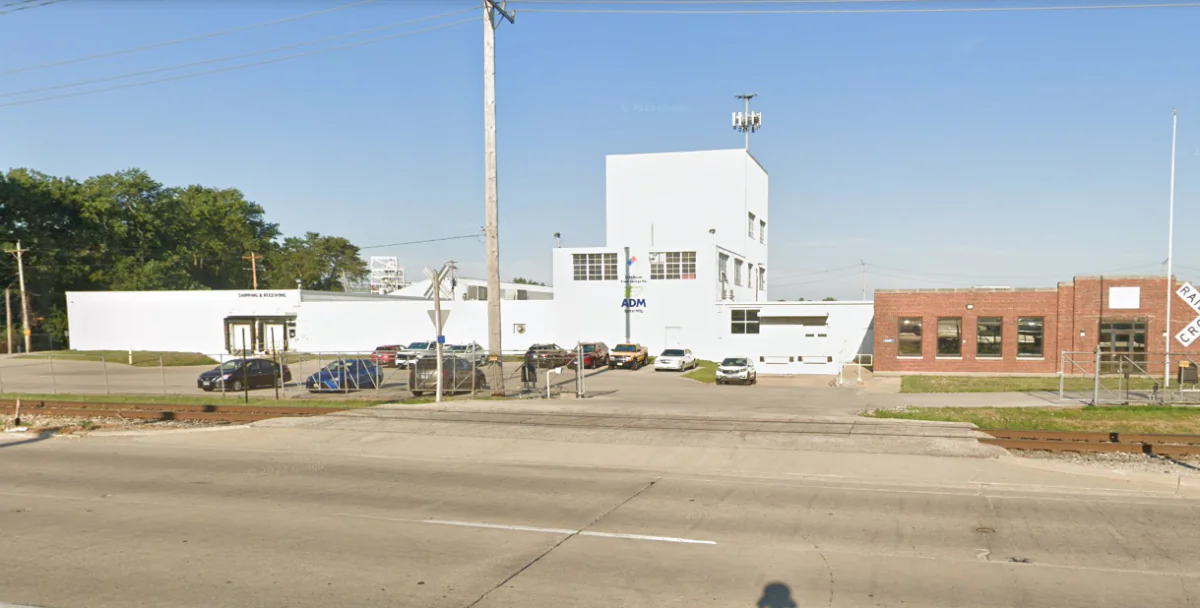 The Archer Daniels Midland facility in Decatur, Ill., in August 2023. (Google Maps/Screenshot via The Epoch Times)