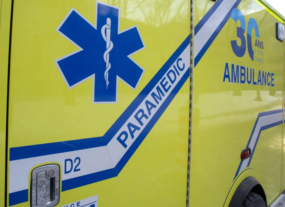 An ambulance is seen in Montreal, on Jan. 29, 2020. (The Canadian Press/Ryan Remiorz)