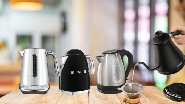 SMEG Electric Kettle Matte Black - Abundant Kitchen