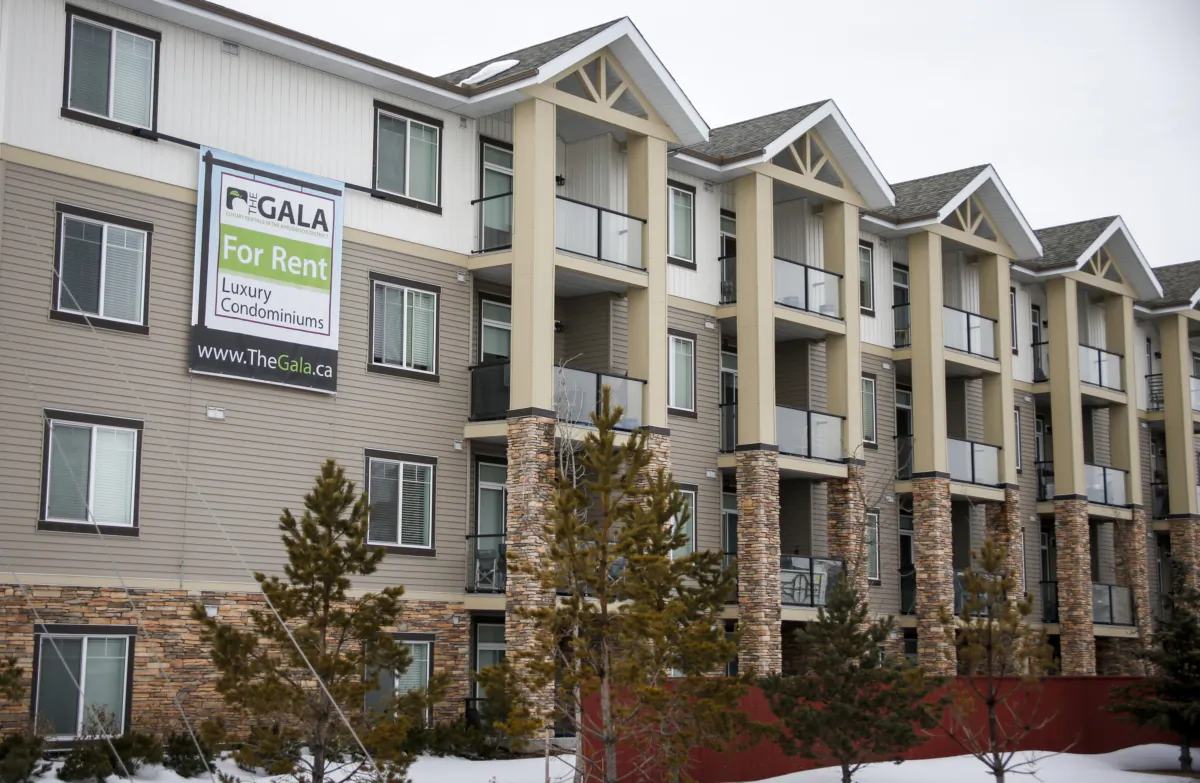 Rental properties are shown in Calgary, Alta., March 12, 2019. (The Canadian Press/Jeff McIntosh