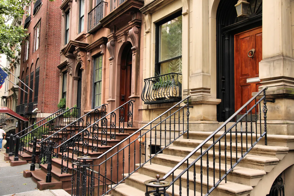 Owners of walk-up brownstone townhomes, such as these in Manhattan's Turtle Bay neighborhood, are finding it increasingly difficult to run an Airbnb business out of their properties.  (Dreamstime/TNS)