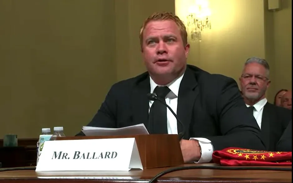 Tim Ballard provides testimony before the House Committee on Homeland Security in Washington, D.C. on Sept. 13, 2023. (Screenshot/Committee on Homeland Security)