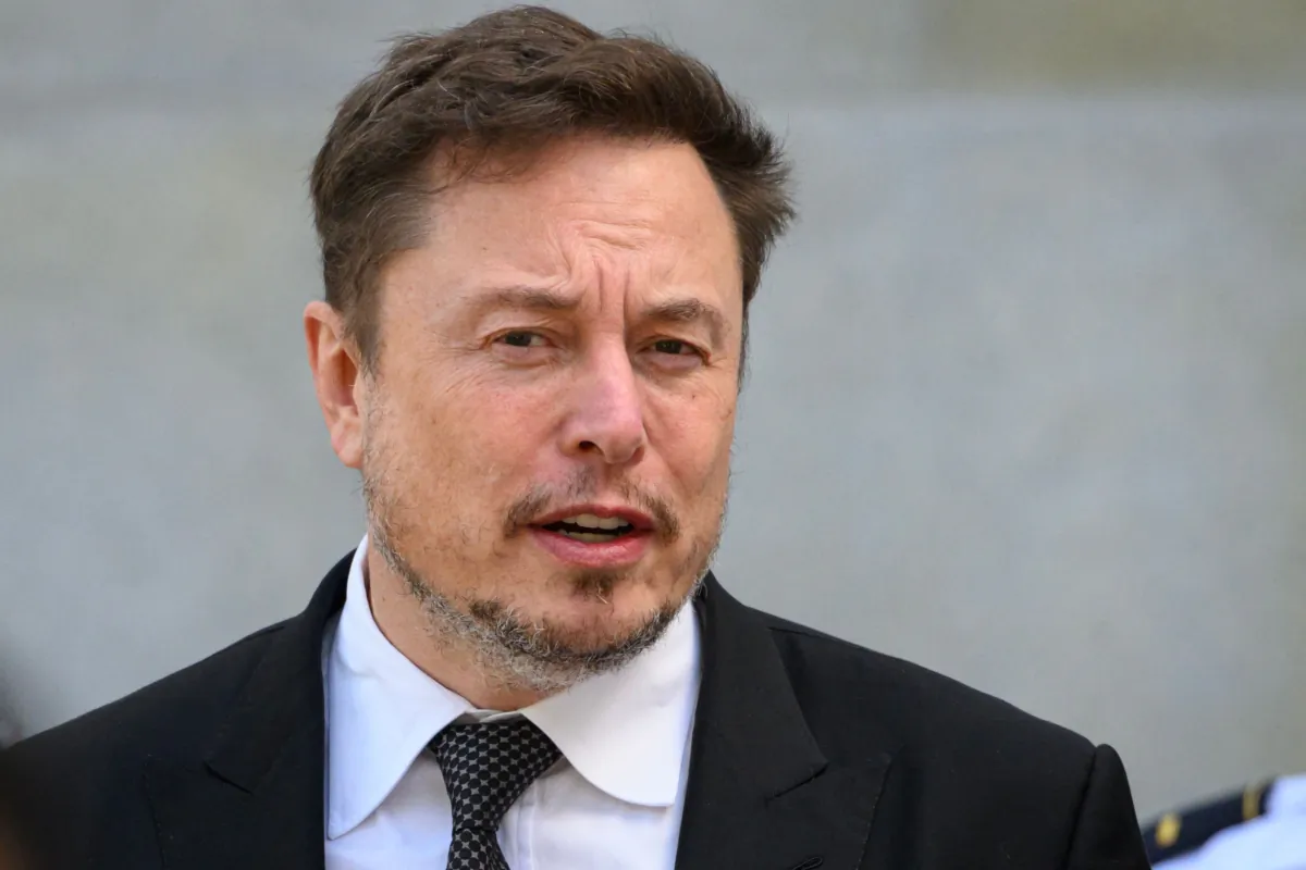 Tesla CEO Elon Musk leaves a Senate bipartisan Artificial Intelligence Insight Forum at the U.S. Capitol, on Sept. 13, 2023. (Mandel Ngan/AFP via Getty Images)