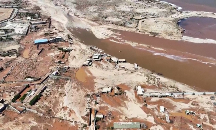 Aerial View Shows Extent Of Damage Caused By Deadly Flood Killing ...