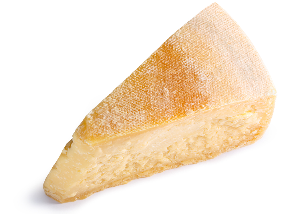 Generics Parmesan Cheese Loaf Segment With Rind Mature Clipping Paths