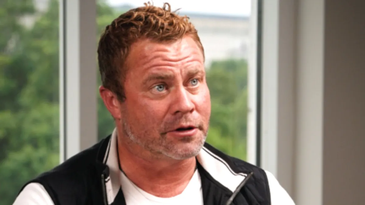 Tim Ballard, a former Department of Homeland Security special agent and founder of Operation Underground Railroad, speaks during an interview in Washington on June 21, 2023. (Madalina Vasiliu/The Epoch Times)