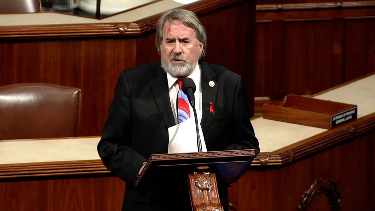 Rep. Doug LaMalfa (R-Calif.) speaks on the House floor on Sept. 13, 2023. (House of Representatives/Screenshot via NTD)