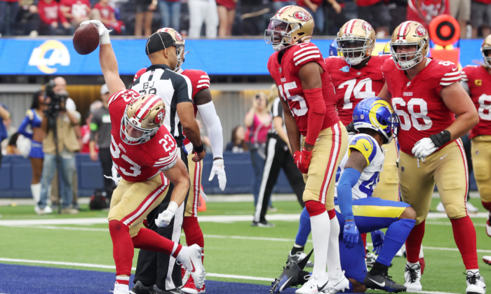 49ers-Rams live updates: McCaffrey passes, catches and runs for TDs