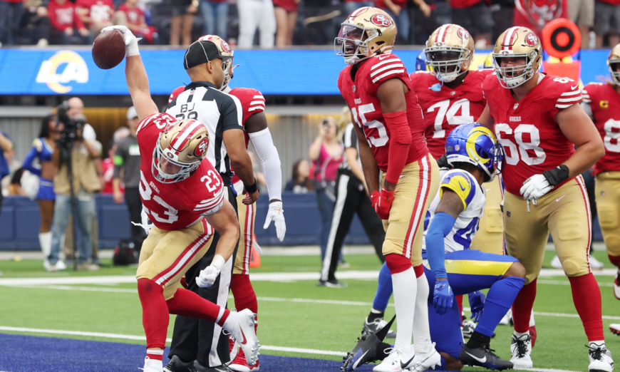 49ers-Rams live updates: McCaffrey passes, catches and runs for TDs