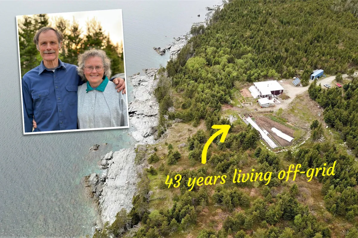 The couple has written some of the most-sought-after homesteading books like "Off Grid and Free: My Path to the Wilderness" and "The Self-Sufficient Backyard."(Courtesy of Ron Melchiore)